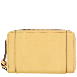 Longchamp 3D 錢包 , 小麥白 - 皮革