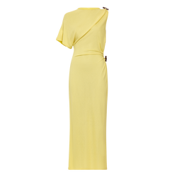 Dress , Lime - Crepe jersey