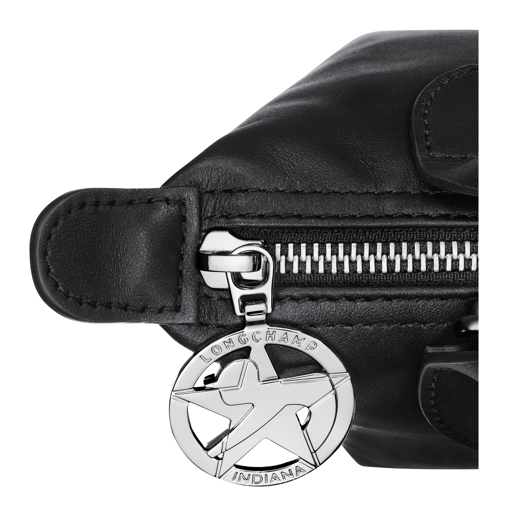 Longchamp x Robert Indiana Sac à main XS, Noir