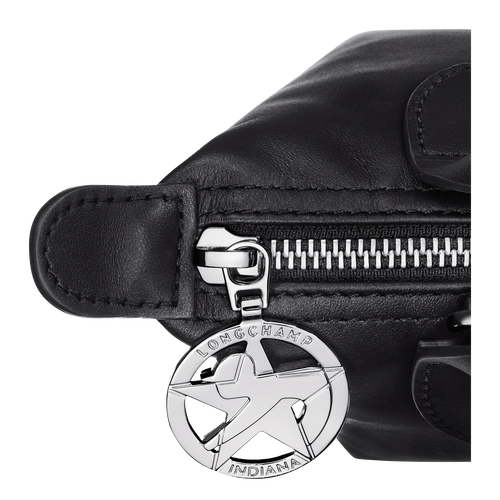 Longchamp x Robert Indiana XS Handbag , Black - Leather - View 5 of  5