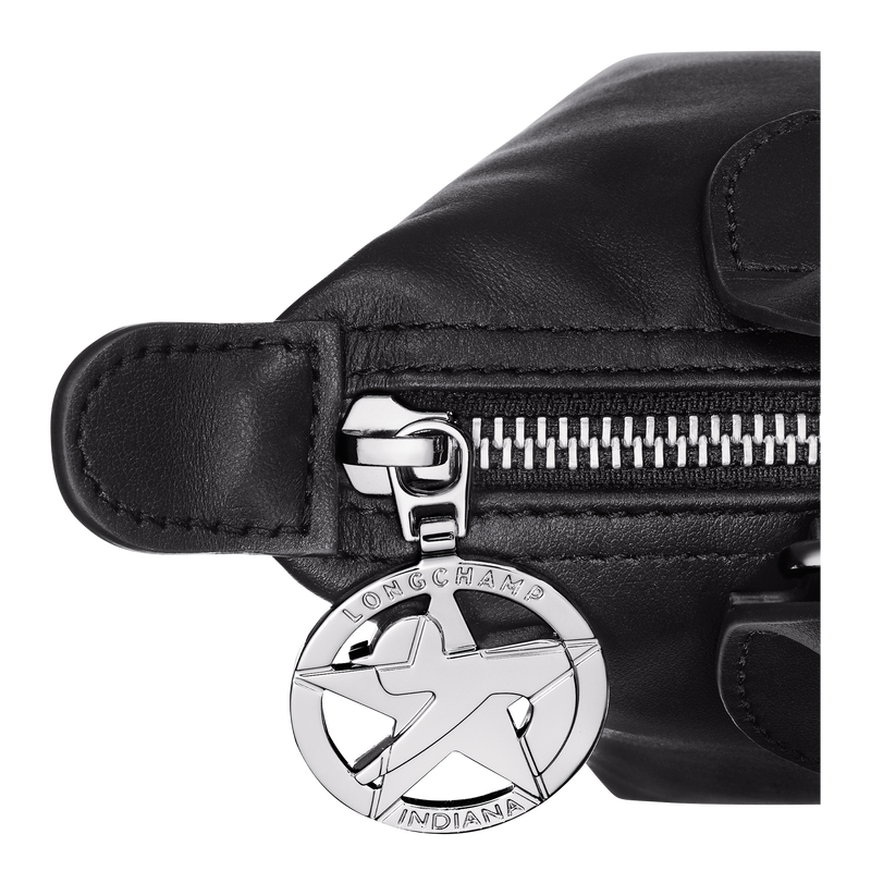 Longchamp x Robert Indiana XS Handbag , Black - Leather  - View 5 of 5
