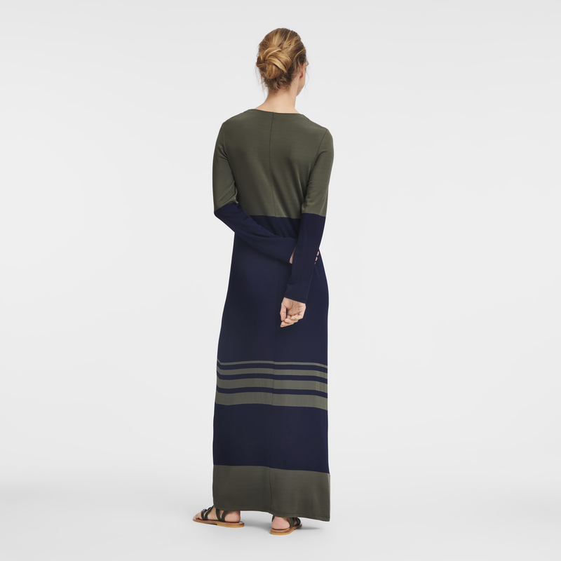Navy long dress clearance