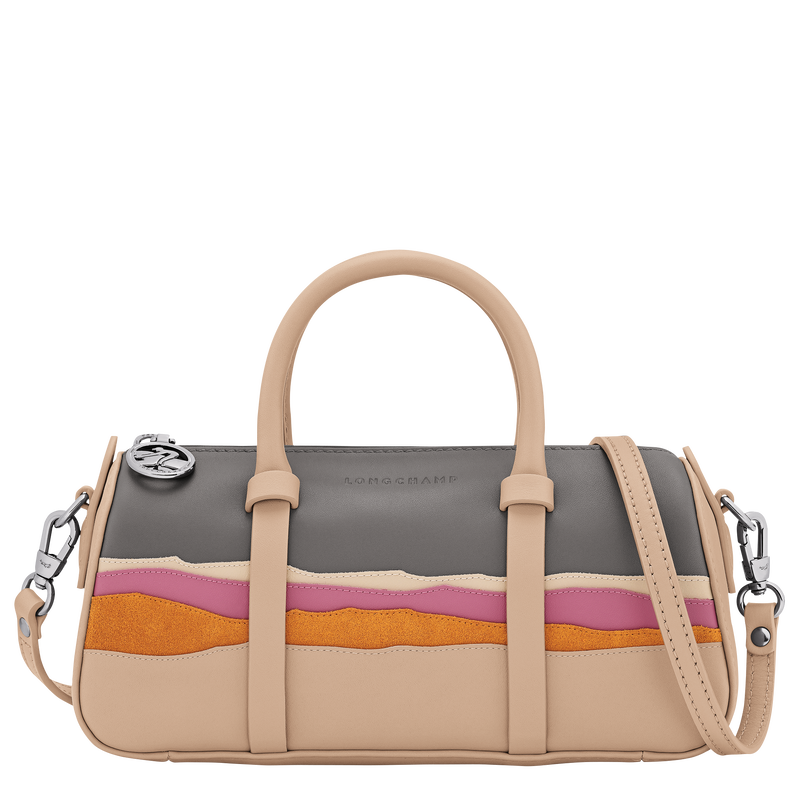 Caroline H&eacute;lain x Longchamp S Handbag , Beige - Leather  - View 1 of 4