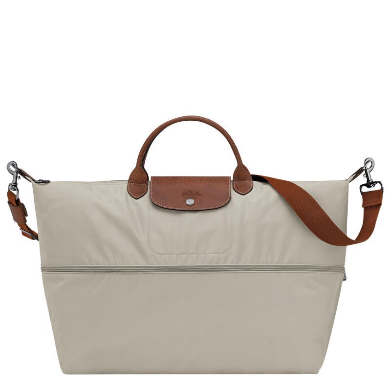 Borsa da viaggio espandibile Le Pliage Original , Tela riciclata - Grigio Verde  - View 4 of  7