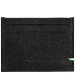 Longchamp sur Seine Card holder , Black - Leather