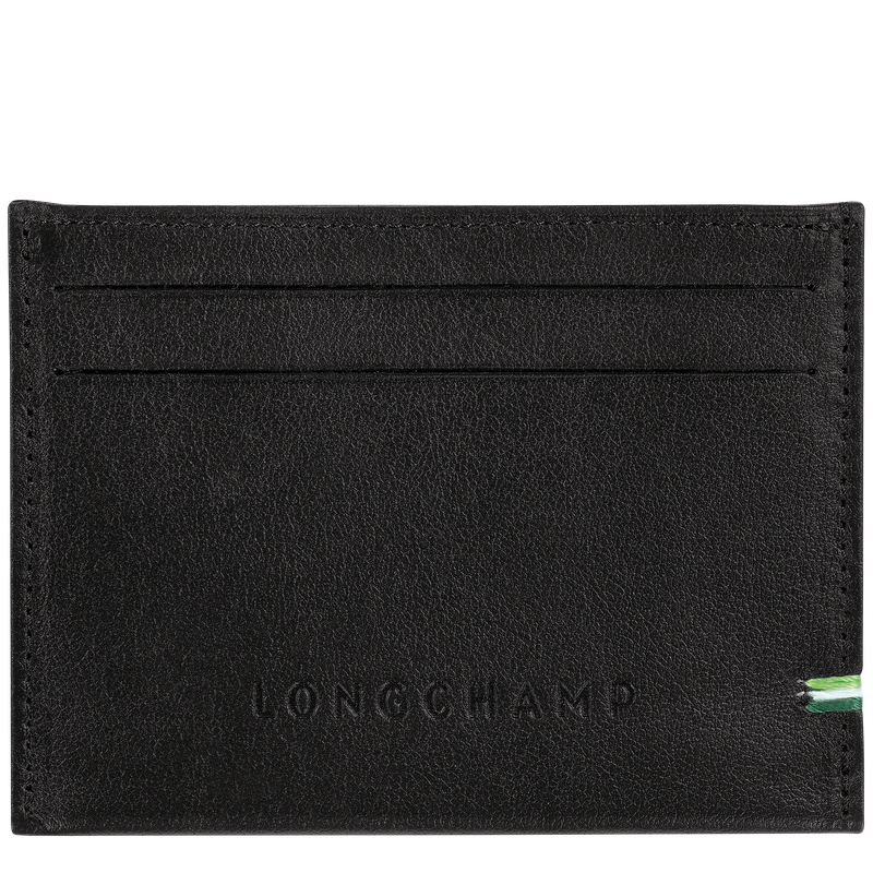 Longchamp sur Seine 卡片夾 , 黑色 - 皮革  - 查看 1 2