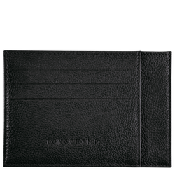 Le Foulonné Card holder , Black - Leather