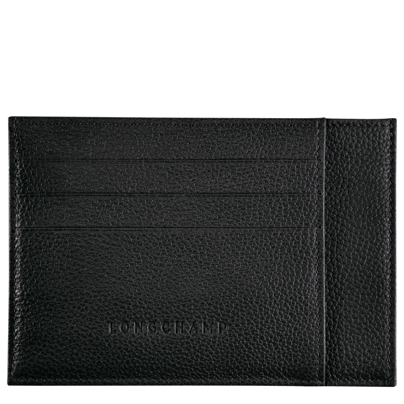 Porte carte shop grise cuir longchamp