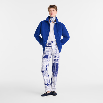 Jacket , Cobalt - Cotton