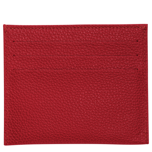 Le Foulonné Card holder, Red