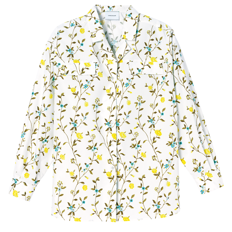 Colección primavera-verano 2023 Camisa Algodón - Limón (60889FLD174T36) | Longchamp ES
