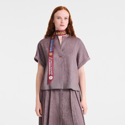 Fita para o cabelo Catch The Parisian Wave , Seda - Amaranto