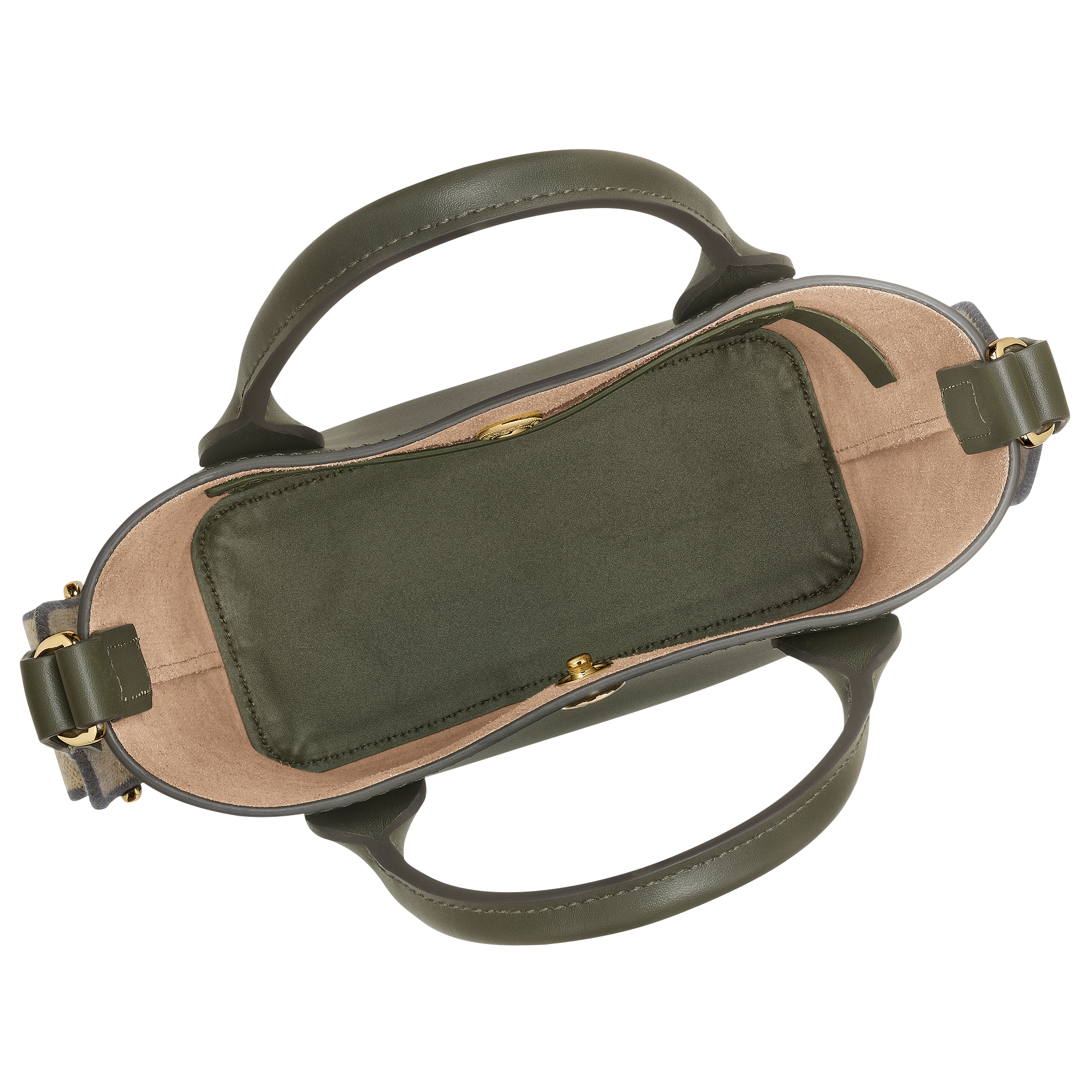 Tote bag XS, Khaki - View 5 of
6 - zoom in Épure Tote bag XS, Khaki