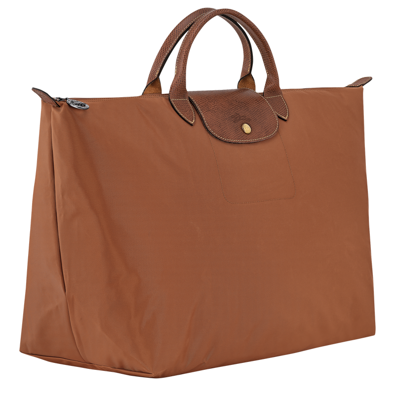 ル プリアージュ® オリジナル L トラベルバッグ , コニャック - リサイクルキャンバス  - ビュー 3: 7