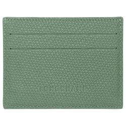 Le Roseau Card holder , Oregano - Leather