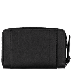 Longchamp 3D Wallet , Black - Leather