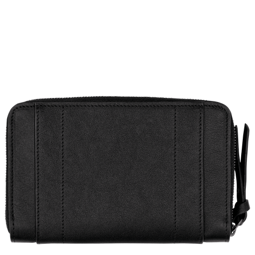 Portefeuille Longchamp 3D , Cuir - Noir - Vue 2 de 4