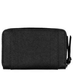 Longchamp 3D Wallet , Black - Leather