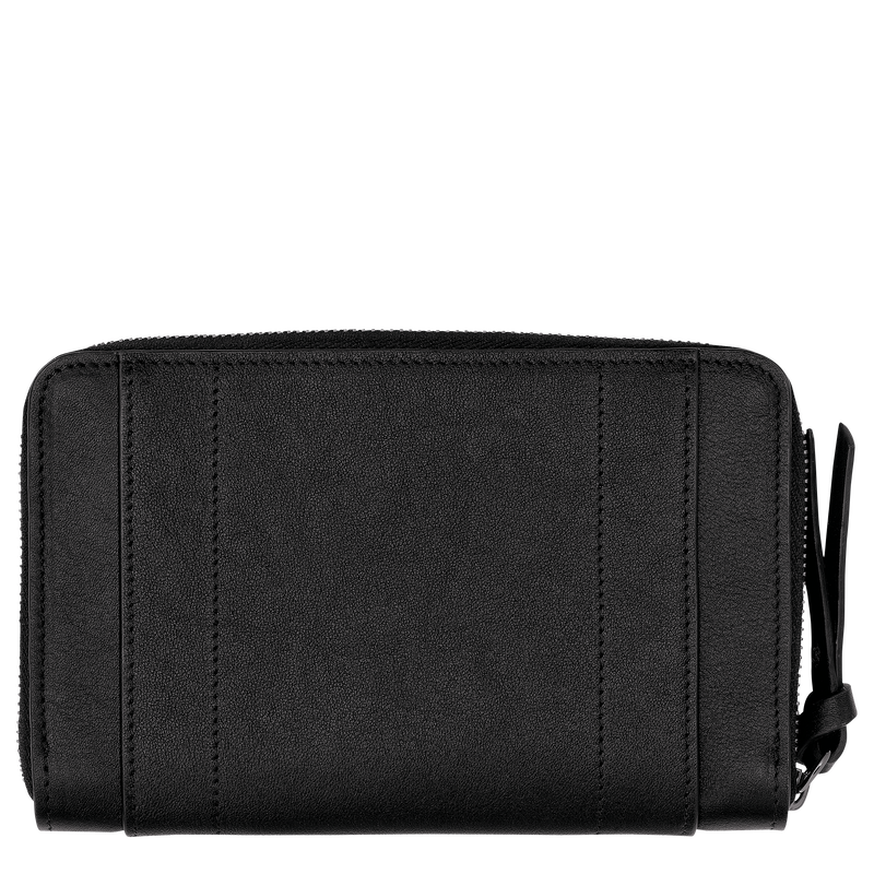 Longchamp 3D Wallet , Black - Leather  - View 2 of  4