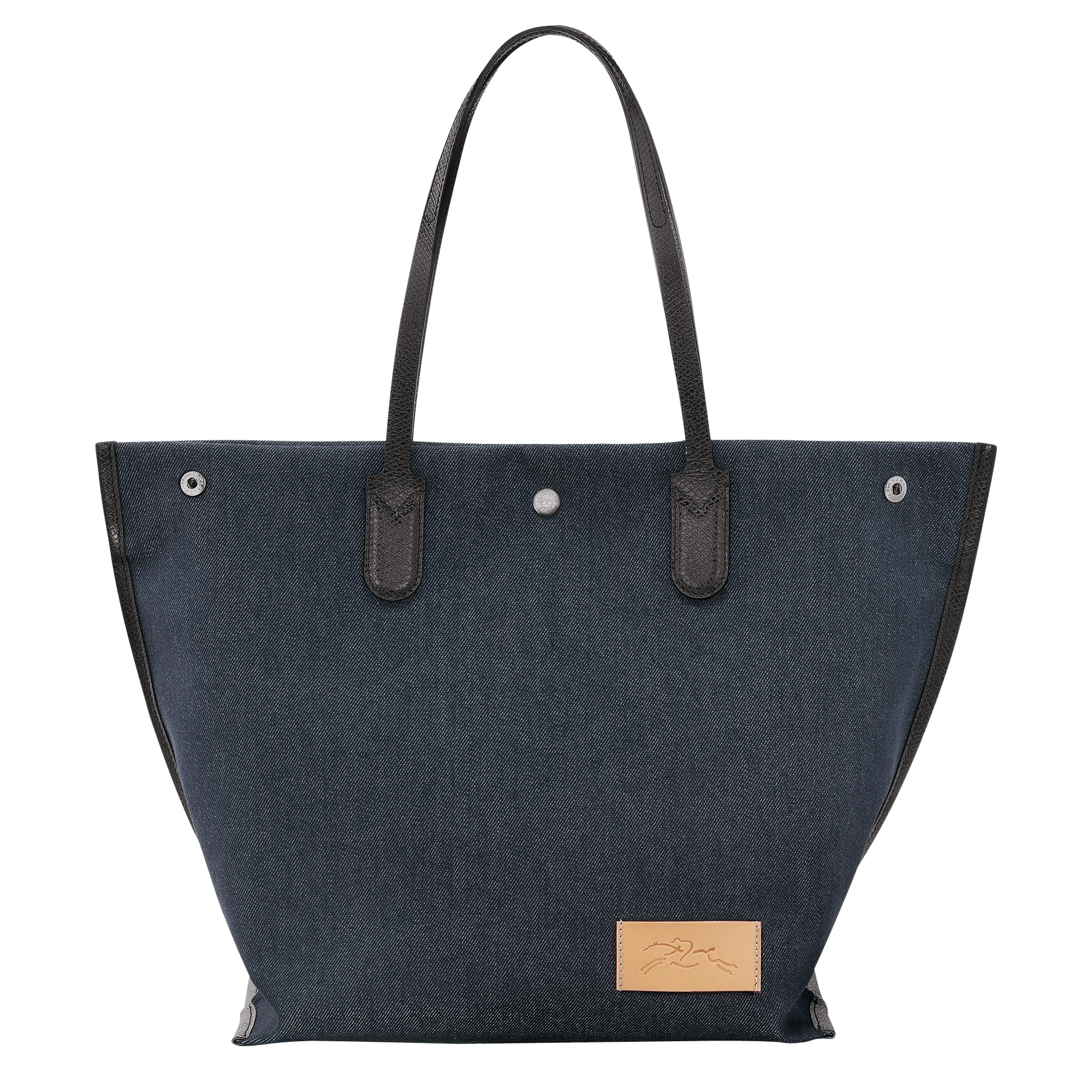 Essential L ショッピングバッグ デニム キャンバス (10090HDOH06) ロンシャン JP