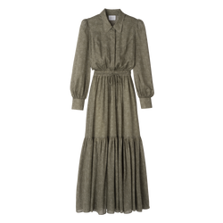 Long dress , Laurel - Printed veil