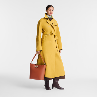 Le Roseau Hobo bag , Bark - Leather
