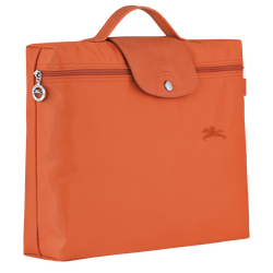 Le Pliage Green 文件夾 S , 橘紅色 - 再生帆布