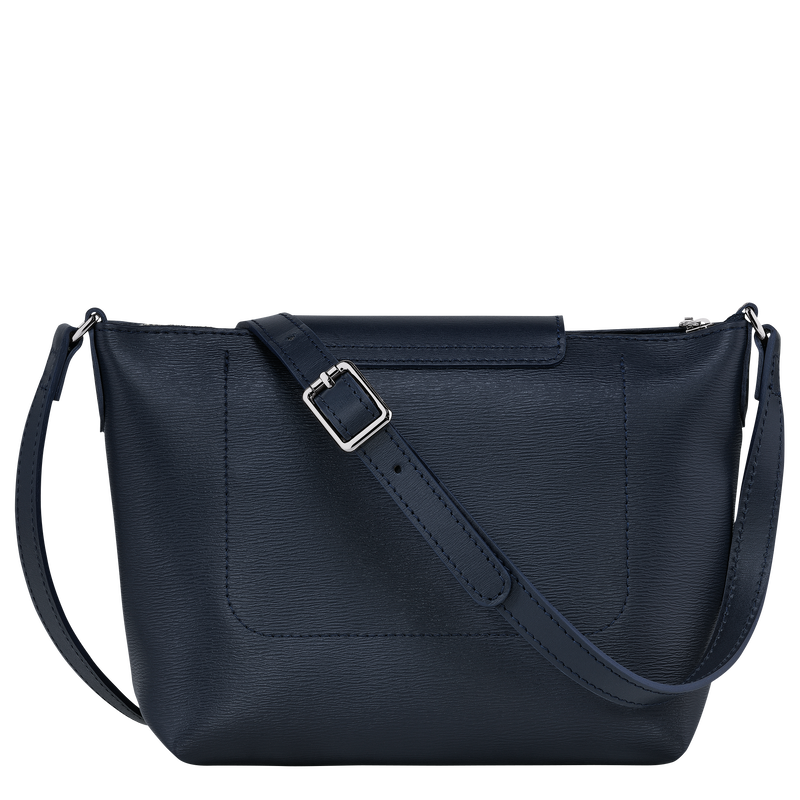 Navy leather cross body outlet bag