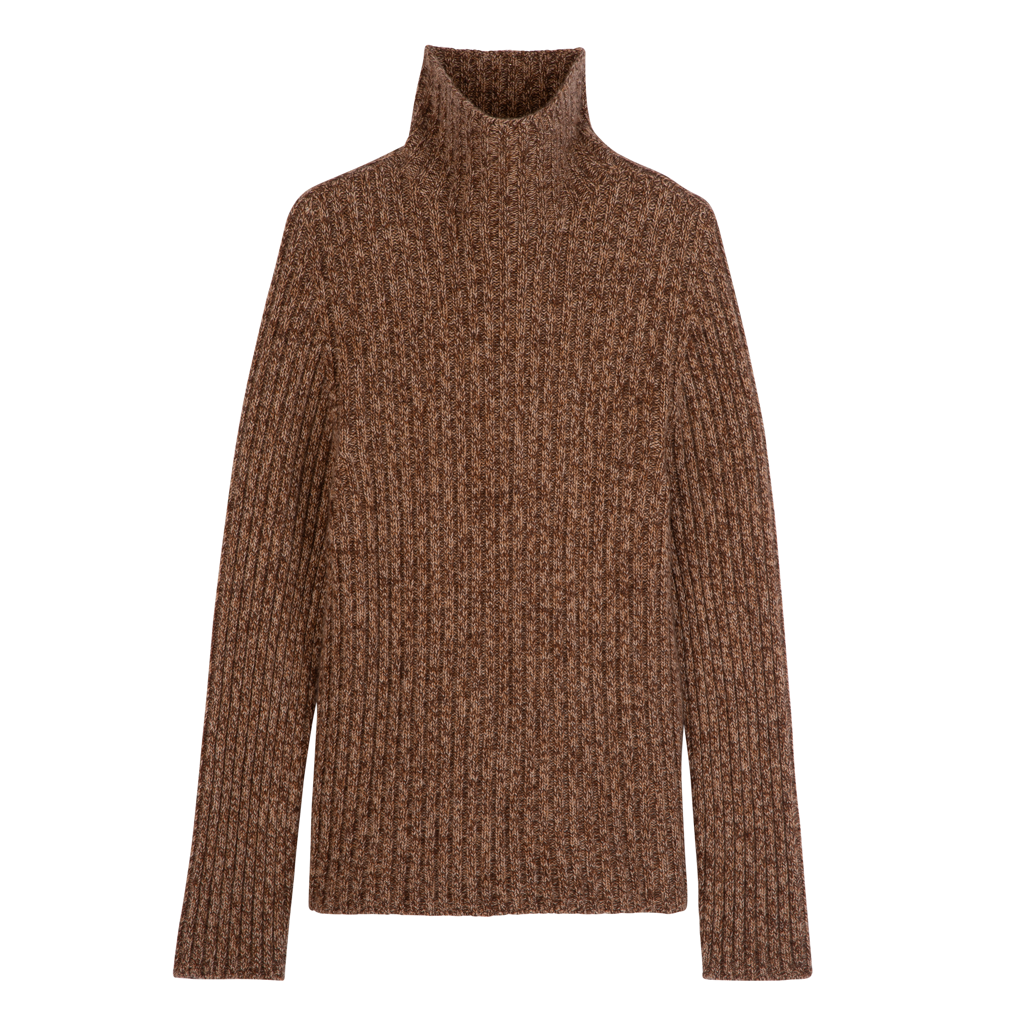 Pullover mit hohem Kragen, Schokobraun - Ansicht 1 von
5 - Zoom vergrößern null Pullover mit hohem Kragen, Schokobraun