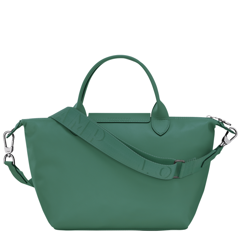 Le Pliage Xtra S Handbag , Sage - Leather  - View 4 of  5