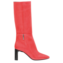 Roseau Heel boots , Red Kiss - Leather