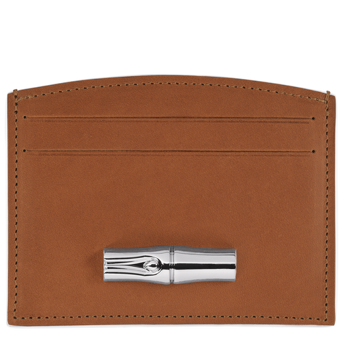 Le Roseau Card holder , Cognac - Leather - View 1 of  1