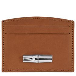 Roseau Card holder , Cognac - Leather