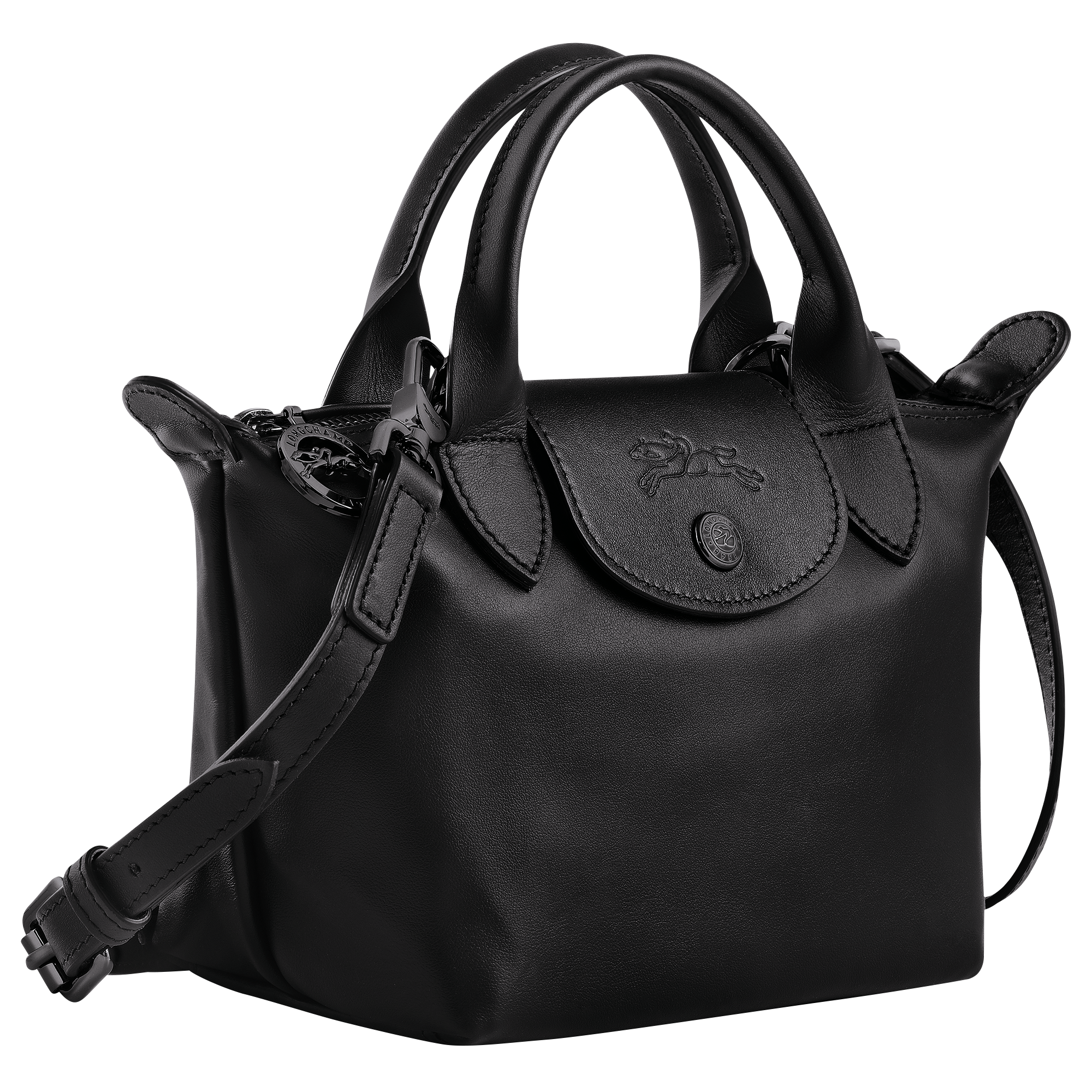 Le Pliage Xtra Borsa con manico XS,  Nero