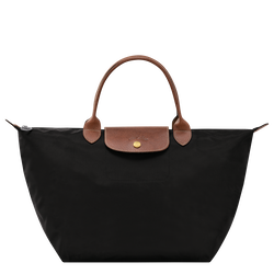 Le Pliage Original M Handbag , Black - Recycled canvas