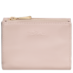 Épure Compact wallet , Petal Pink - Leather