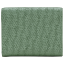 Le Roseau Compact wallet , Oregano - Leather