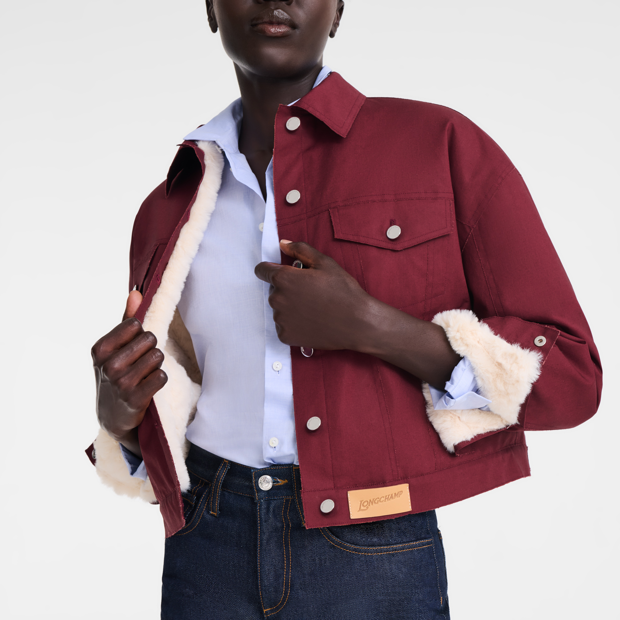 null Jacket, Burgundy