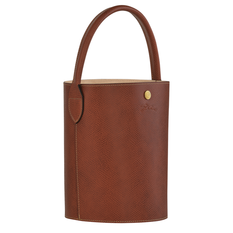 &Eacute;pure S Bucket bag , Brown - Leather  - View 3 of  5