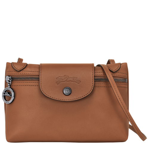 Umhängetasche XS Le Pliage Xtra , Leder - Cognac - Ansicht 1 von 5