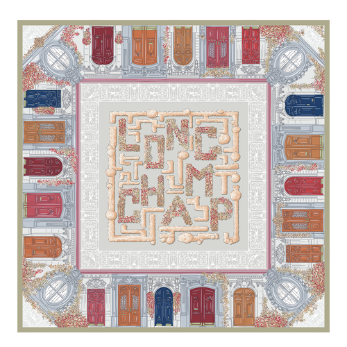 Silk scarf 90