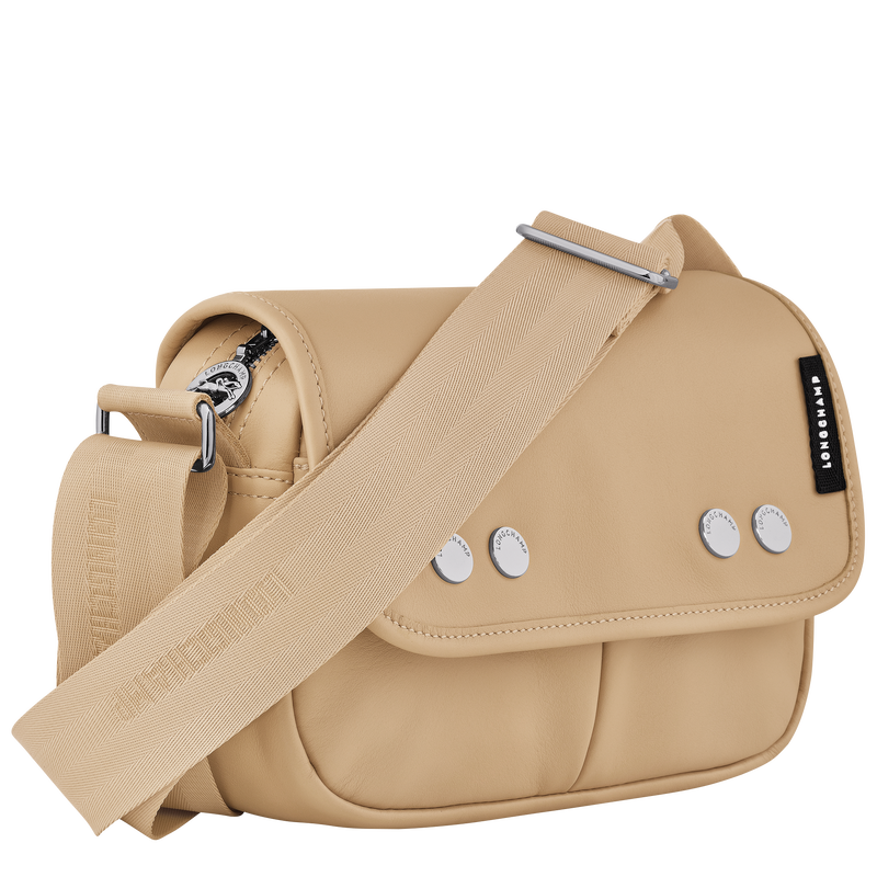 Très Paris S Crossbody bag Beige Leather Longchamp SG