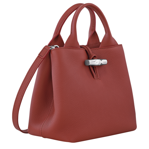 Le Roseau S Handbag Chestnut Leather Longchamp EN