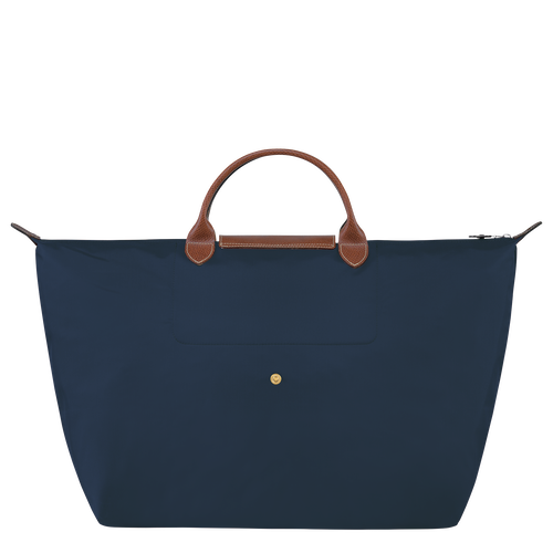 Le Pliage Original S Travel bag , Navy - Recycled canvas - View 4 of 7