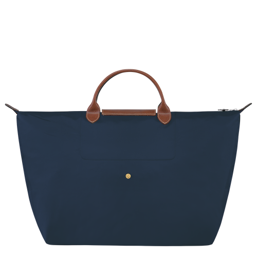 Le Pliage Original S Travel bag , Navy - Recycled canvas - View 4 of  6