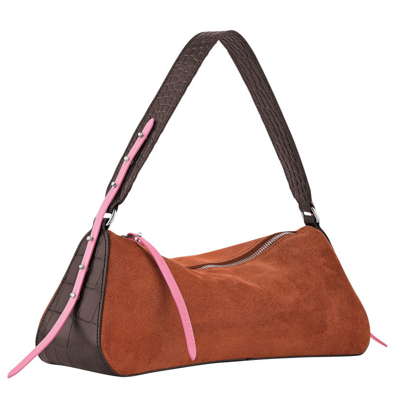 Re-Play S Shoulder bag , Mocha - Leather  - View 3 of  6