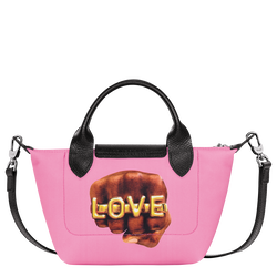 Longchamp x ToiletPaper Handbag XS, Pink