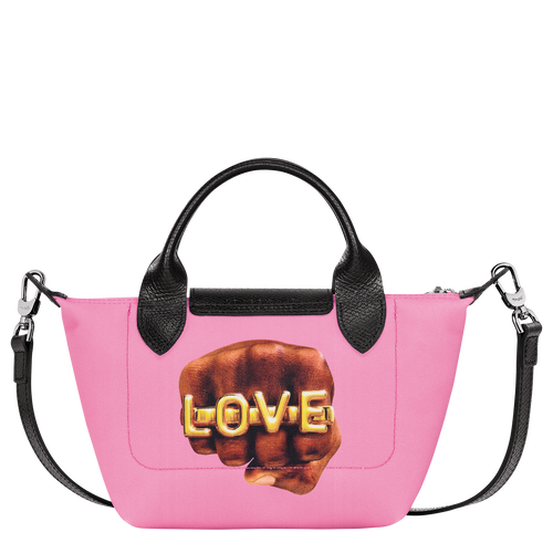 Longchamp x ToiletPaper XS Handbag , Pink - Canvas - View 4 of 5