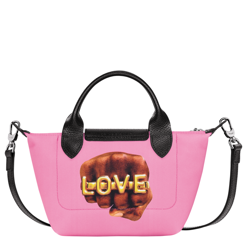 Longchamp x ToiletPaper XS Handbag , Pink - Canvas  - View 4 of 5