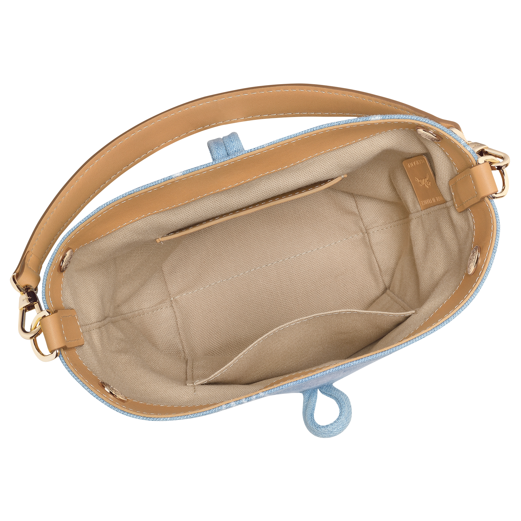 Bolso saco XS, Azul Claro - Vista 5 de
6 - ampliar el zoom Le Roseau Bolso saco XS, Azul Claro